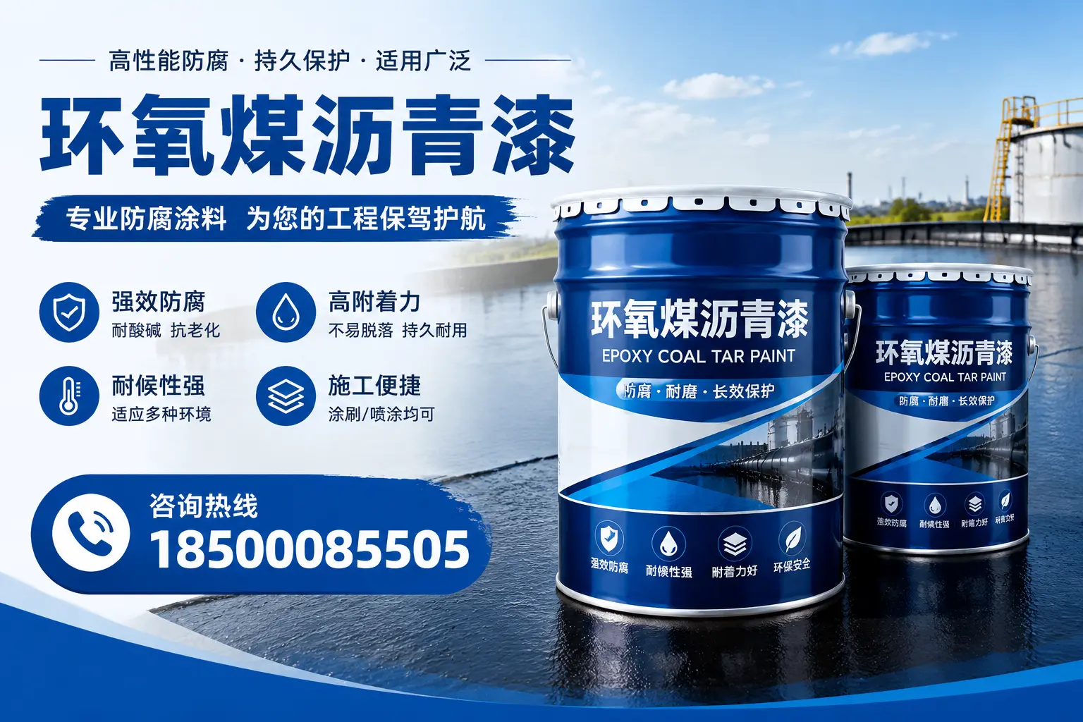 环氧煤沥青漆与其他漆类的比较，龙山用户的选择依据